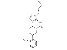 N-(1-butyl-1H-tetrazol-5-yl)-3-(2-methylphenyl)piperidine-1-carboxamide