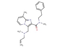 3-{[allyl(methyl)amino]methyl}-N,8-dimethyl-N-(2-phenylethyl)imidazo[1,2-a]pyridine-2-carboxamide