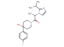 4-(4-fluorophenyl)-1-[2-(2-isopropyl-1H-imidazol-1-yl)propanoyl]-4-piperidinol