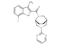 (1S*,5R*)-6-[(7-fluoro-3-methyl-1H-indol-2-yl)carbonyl]-3-(2-pyrimidinyl)-3,6-diazabicyclo[3.2.2]nonane