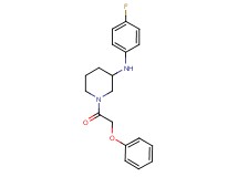 N-(4-fluorophenyl)-1-(phenoxyacetyl)-3-piperidinamine