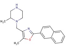 2-methyl-1-{[5-methyl-2-(2-naphthyl)-1,3-oxazol-4-yl]methyl}piperazine hydrochloride