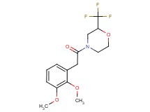 4-[(2,3-dimethoxyphenyl)acetyl]-2-(trifluoromethyl)morpholine