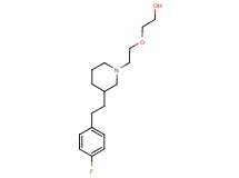 2-(2-{3-[2-(4-fluorophenyl)ethyl]-1-piperidinyl}ethoxy)ethanol