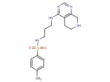 4-methyl-N-[3-(5,6,7,8-tetrahydropyrido[3,4-d]pyrimidin-4-ylamino)propyl]benzenesulfonamide