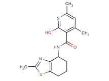 2-hydroxy-4,6-dimethyl-N-(2-methyl-4,5,6,7-tetrahydro-1,3-benzothiazol-4-yl)nicotinamide