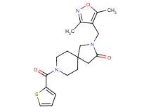 2-[(3,5-dimethyl-4-isoxazolyl)methyl]-8-(2-thienylcarbonyl)-2,8-diazaspiro[4.5]decan-3-one