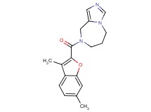 8-[(3,6-dimethyl-1-benzofuran-2-yl)carbonyl]-6,7,8,9-tetrahydro-5H-imidazo[1,5-a][1,4]diazepine