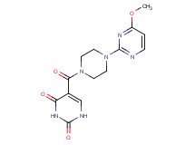 5-{[4-(4-methoxypyrimidin-2-yl)piperazin-1-yl]carbonyl}pyrimidine-2,4(1H,3H)-dione