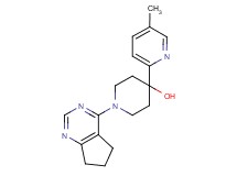 1-(6,7-dihydro-5H-cyclopenta[d]pyrimidin-4-yl)-4-(5-methylpyridin-2-yl)piperidin-4-ol