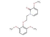 1-[2-(2,6-dimethoxyphenoxy)ethyl]-3-methoxypyridin-2(1H)-one