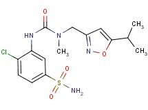 4-chloro-3-({[[(5-isopropylisoxazol-3-yl)methyl](methyl)amino]carbonyl}amino)benzenesulfonamide