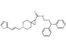 N-(3,3-diphenylpropyl)-6-[(2E)-3-(2-furyl)-2-propen-1-yl]-6-azaspiro[2.5]octane-1-carboxamide