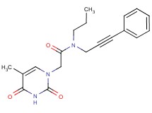 2-(5-methyl-2,4-dioxo-3,4-dihydropyrimidin-1(2H)-yl)-N-(3-phenylprop-2-yn-1-yl)-N-propylacetamide