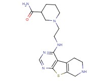 1-[2-(5,6,7,8-tetrahydropyrido[4',3':4,5]thieno[2,3-d]pyrimidin-4-ylamino)ethyl]piperidine-3-carboxamide