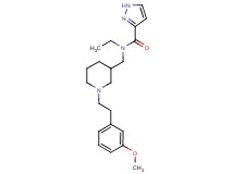 N-ethyl-N-({1-[2-(3-methoxyphenyl)ethyl]piperidin-3-yl}methyl)-1H-pyrazole-3-carboxamide