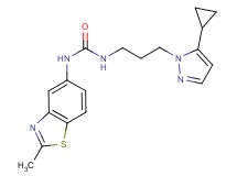 N-[3-(5-cyclopropyl-1H-pyrazol-1-yl)propyl]-N'-(2-methyl-1,3-benzothiazol-5-yl)urea
