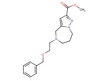 methyl 5-[2-(benzyloxy)ethyl]-5,6,7,8-tetrahydro-4H-pyrazolo[1,5-a][1,4]diazepine-2-carboxylate