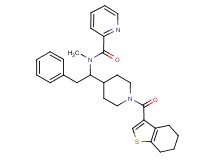 N-methyl-N-{2-phenyl-1-[1-(4,5,6,7-tetrahydro-1-benzothien-3-ylcarbonyl)-4-piperidinyl]ethyl}-2-pyridinecarboxamide