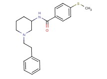 4-(methylthio)-N-[1-(2-phenylethyl)-3-piperidinyl]benzamide