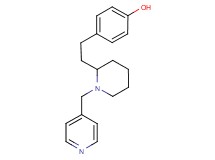 4-{2-[1-(4-pyridinylmethyl)-2-piperidinyl]ethyl}phenol