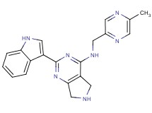 2-(1H-indol-3-yl)-N-[(5-methylpyrazin-2-yl)methyl]-6,7-dihydro-5H-pyrrolo[3,4-d]pyrimidin-4-amine