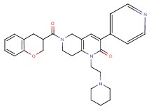 6-(3,4-dihydro-2H-chromen-3-ylcarbonyl)-1-[2-(1-piperidinyl)ethyl]-3-(4-pyridinyl)-5,6,7,8-tetrahydro-1,6-naphthyridin-2(1H)-one