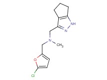 1-(5-chloro-2-furyl)-N-methyl-N-(1,4,5,6-tetrahydrocyclopenta[c]pyrazol-3-ylmethyl)methanamine