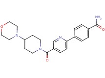 4-{5-[(4-morpholin-4-ylpiperidin-1-yl)carbonyl]pyridin-2-yl}benzamide
