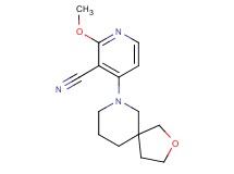 2-methoxy-4-(2-oxa-7-azaspiro[4.5]dec-7-yl)nicotinonitrile