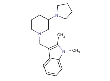 1,2-dimethyl-3-{[3-(1-pyrrolidinyl)-1-piperidinyl]methyl}-1H-indole
