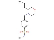 N-methyl-4-[(3-propylmorpholin-4-yl)methyl]benzenesulfonamide