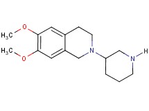 6,7-dimethoxy-2-(3-piperidinyl)-1,2,3,4-tetrahydroisoquinoline