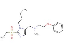 N-{[1-butyl-2-(ethylsulfonyl)-1H-imidazol-5-yl]methyl}-N-methyl-2-phenoxyethanamine