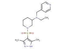 1-[(3,5-dimethyl-1H-pyrazol-4-yl)sulfonyl]-N-ethyl-N-(4-pyridinylmethyl)-3-piperidinamine