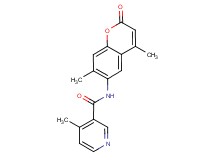 N-(4,7-dimethyl-2-oxo-2H-chromen-6-yl)-4-methylnicotinamide