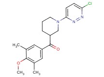 [1-(6-chloropyridazin-3-yl)piperidin-3-yl](4-methoxy-3,5-dimethylphenyl)methanone