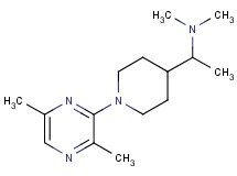 1-[1-(3,6-dimethyl-2-pyrazinyl)-4-piperidinyl]-N,N-dimethylethanamine