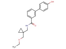 N-{[1-(ethoxymethyl)cyclopropyl]methyl}-4'-hydroxybiphenyl-3-carboxamide