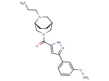 (1R*,5R*)-3-{[3-(3-methoxyphenyl)-1H-pyrazol-5-yl]carbonyl}-6-propyl-3,6-diazabicyclo[3.2.2]nonane