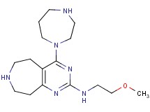 4-(1,4-diazepan-1-yl)-N-(2-methoxyethyl)-6,7,8,9-tetrahydro-5H-pyrimido[4,5-d]azepin-2-amine