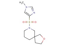 7-[(1-methyl-1H-imidazol-4-yl)sulfonyl]-2-oxa-7-azaspiro[4.5]decane