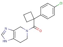 5-{[1-(4-chlorophenyl)cyclobutyl]carbonyl}-4,5,6,7-tetrahydro-1H-imidazo[4,5-c]pyridine