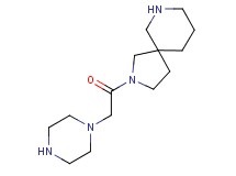 2-(1-piperazinylacetyl)-2,7-diazaspiro[4.5]decane dihydrochloride