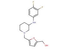 [5-({3-[(3,4-difluorophenyl)amino]-1-piperidinyl}methyl)-2-furyl]methanol