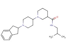 1'-(2,3-dihydro-1H-inden-2-yl)-N-isobutyl-1,4'-bipiperidine-3-carboxamide