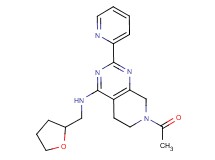 7-acetyl-2-pyridin-2-yl-N-(tetrahydrofuran-2-ylmethyl)-5,6,7,8-tetrahydropyrido[3,4-d]pyrimidin-4-amine
