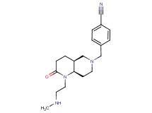 4-{[rel-(4aS,8aR)-1-[2-(methylamino)ethyl]-2-oxooctahydro-1,6-naphthyridin-6(2H)-yl]methyl}benzonitrile dihydrochloride