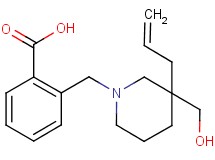 2-{[3-allyl-3-(hydroxymethyl)-1-piperidinyl]methyl}benzoic acid