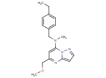 N-(4-ethylbenzyl)-5-(methoxymethyl)-N-methylpyrazolo[1,5-a]pyrimidin-7-amine